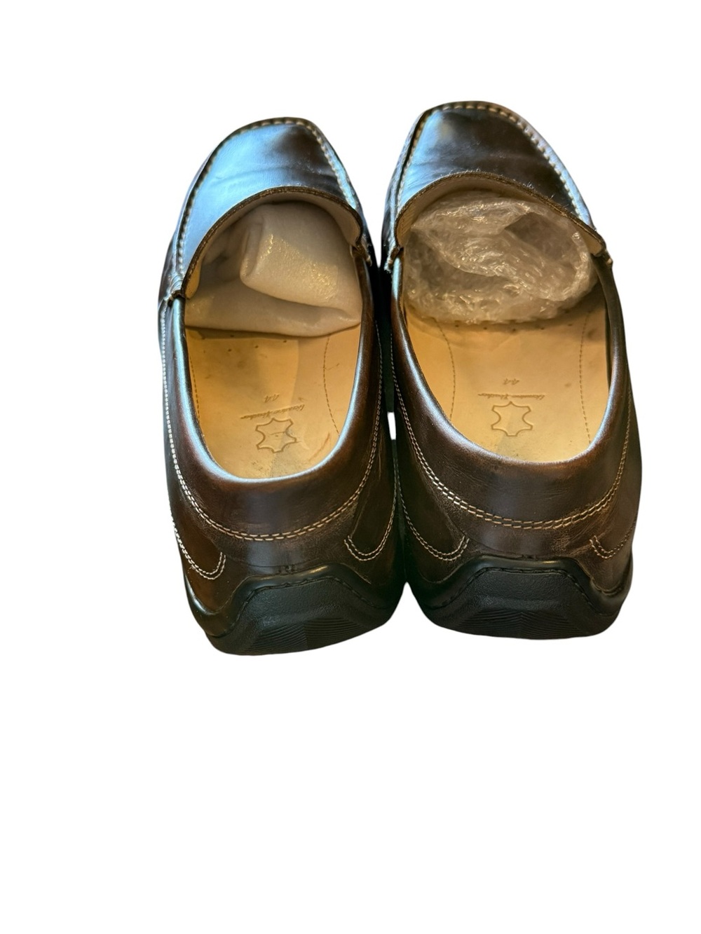 ECCO Brown Leather Slip-On Loafers EU 44 / US 10–10.5 - Picture 9 of 9